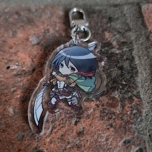 Double-Sided Anime, Manga, and Cartoon Acrylic Keychain and Keyring | Vibrant Collectible for Fans