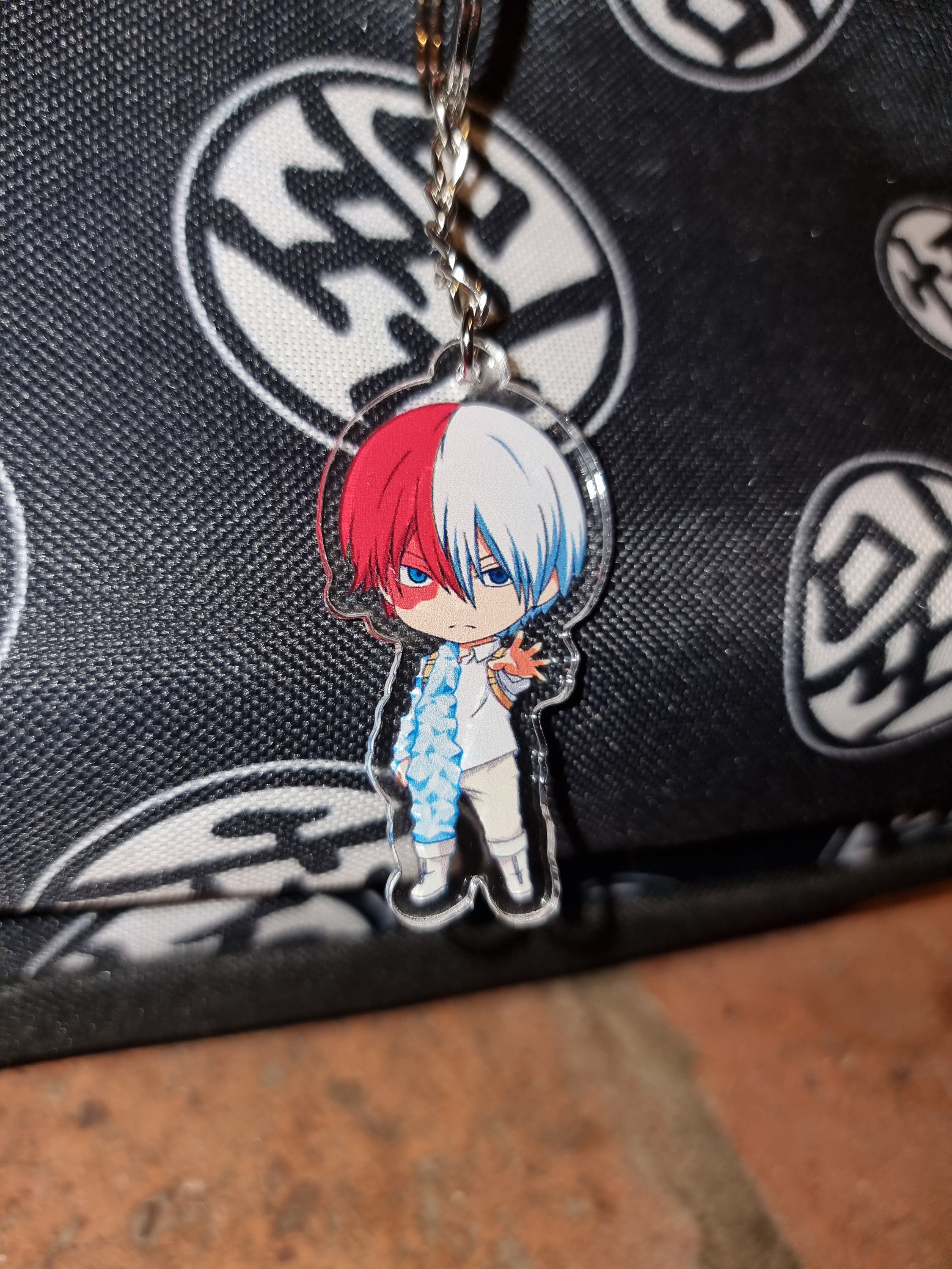 Anime Hero Keychains Deku Izuku Midoriya Double-sided MHA Keychain ...