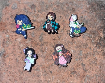 Anime and Manga Croc Charms | Cute, Vibrant Keychain Accessories for Shoes, Bags, and More