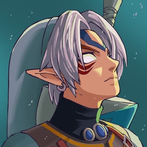 The Legend of Zelda Fierce Deity Link A5 Art Print