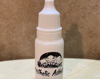 Prosthetic Adhesive for Special Effects Makeup | 10 ML | Water Based | Non-Toxic