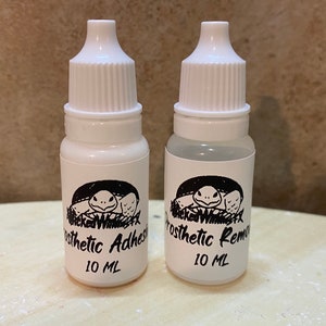 Prosthetic Adhesive and Remover for Special Effects Makeup | 10 ML | Non-toxic |