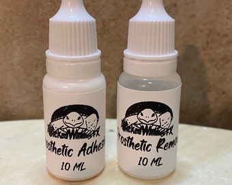Prosthetic Adhesive and Remover for Special Effects Makeup | 10 ML | Non-toxic |