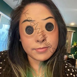 SFXボタンアイ（ボタン付き） | ベルダム | 特殊効果メイク | ハロウィン | コスプレ