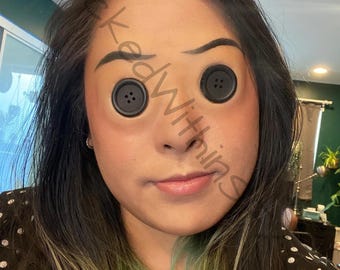 SFX Button Eyes with Buttons Included | Beldam | Special Effects Makeup | Halloween | Cosplay