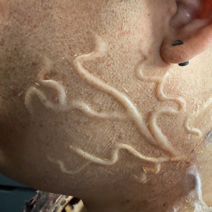 SFX Small Veins, Vines, Roots, Under Skin Silicone Prosthetic | SFX Makeup | Halloween | Cosplay