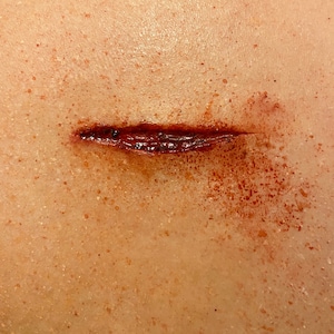 SFX Small Cut Silicone Prosthetic | SFX Makeup | Halloween | Cosplay