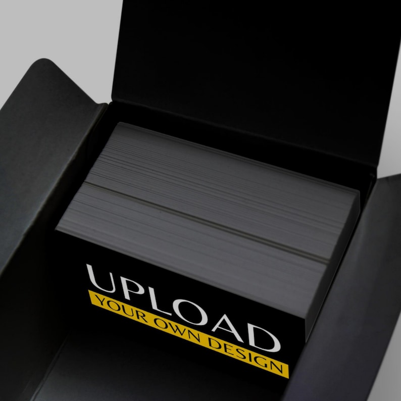 Custom Printed Business Cards FREE Shipping DoubleSided Etsy