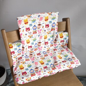 Cojín compatible con la trona Stokke Tripp Trapp / Toy Story y Winnie the Pooh imagen 3