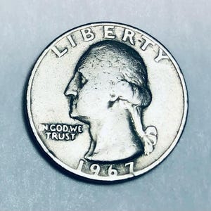 1967 quarter no mint mark - Etsy 日本