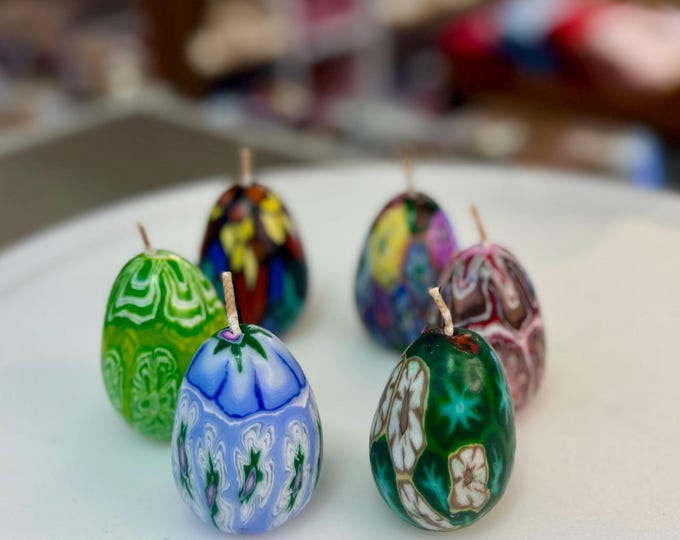 6 Pack Easter Wooden Eggs, Ukrainian Traditional Pysanky, Hand Painted Ornament Eggs, Ukraine Souvenirs, Hand Made Painting, Decorative Egg