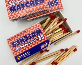 Quality Home Wooden Kitchen Matches, Strike On Box, 32 Matches Per Box (10 Count)