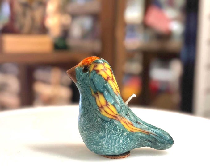Handcrafted Loving Swallows Bird Candle, Cute Decorative Animal Candle, Gift Ideas for family, friends and bird lovers, Made in USA