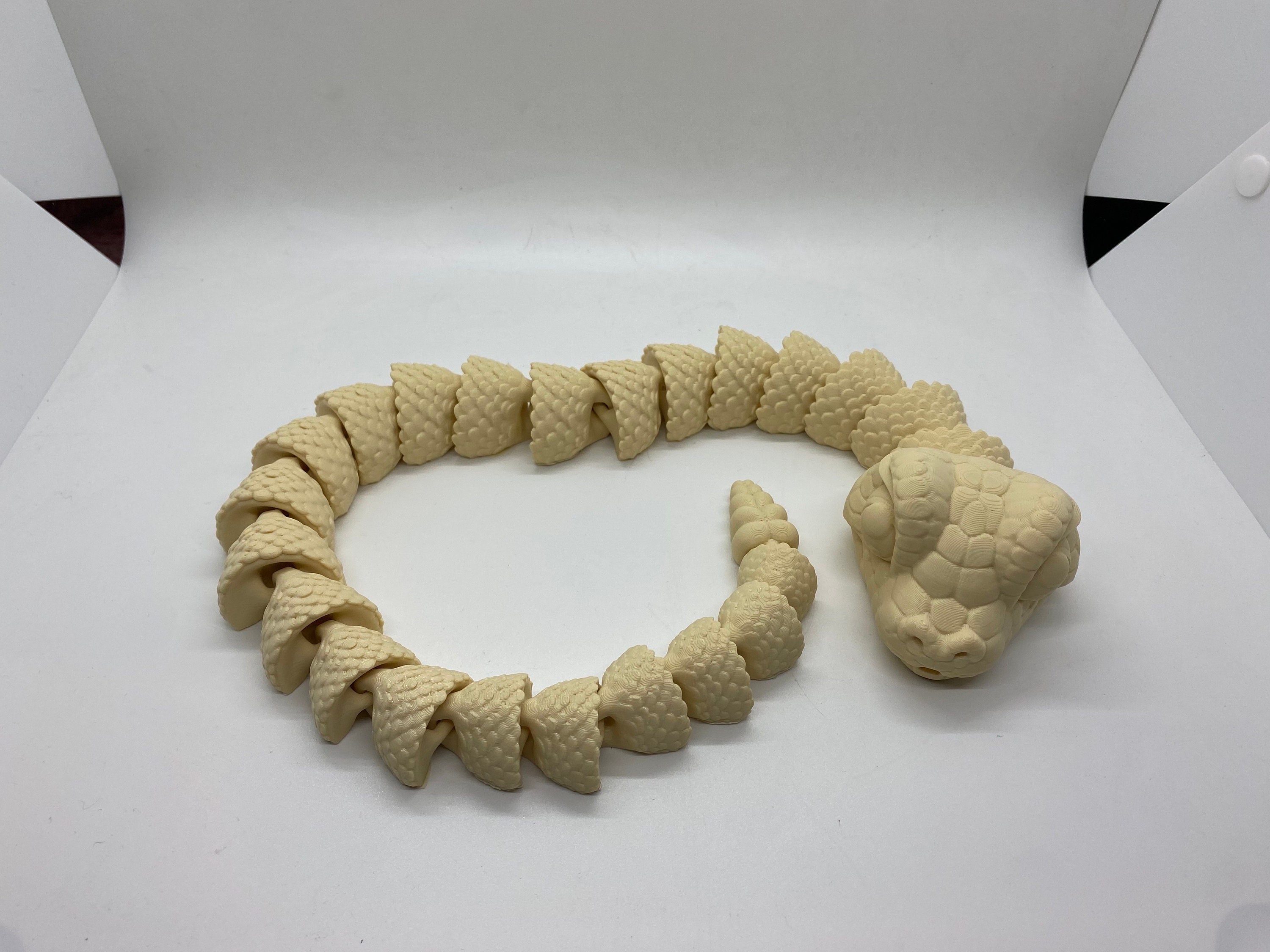 Rattle Snake Flexi 3D Print 24”x3” - Etsy