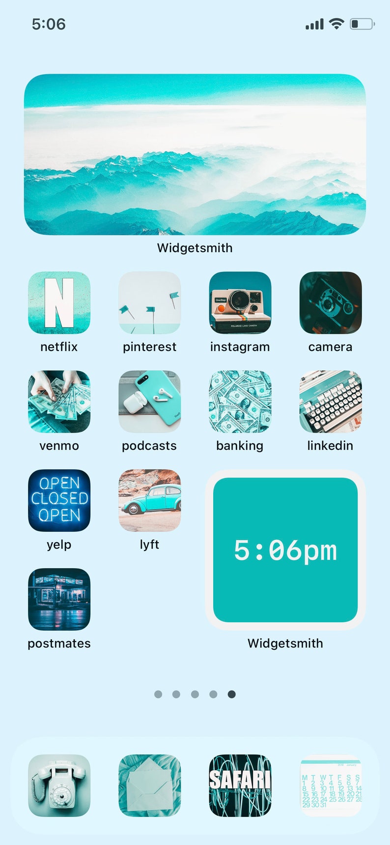 Blue Aesthetic ios 14 Icons Aesthetic Icons ios 14 iPhone ...