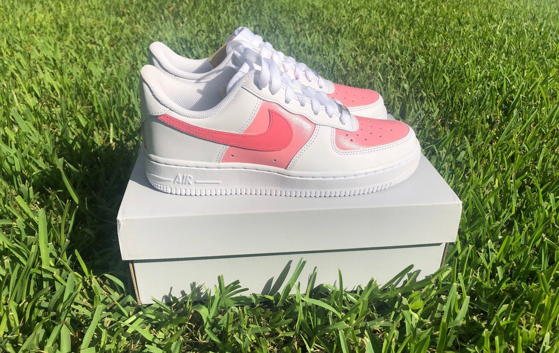 custom air force 1 hot pink
