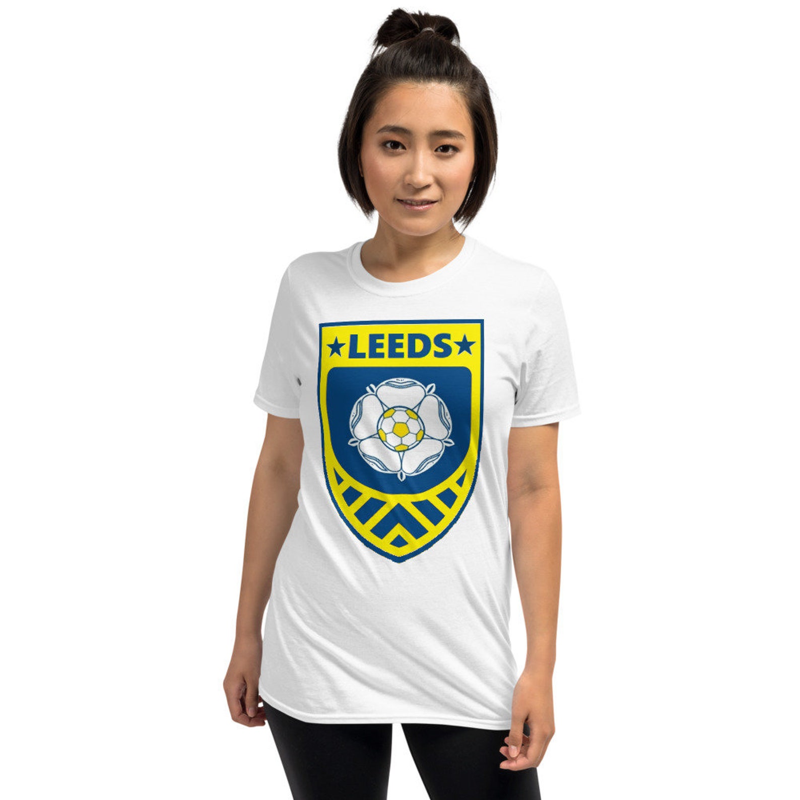 Leeds Plus Leeds United Styled ShortSleeve Unisex TShirt Etsy