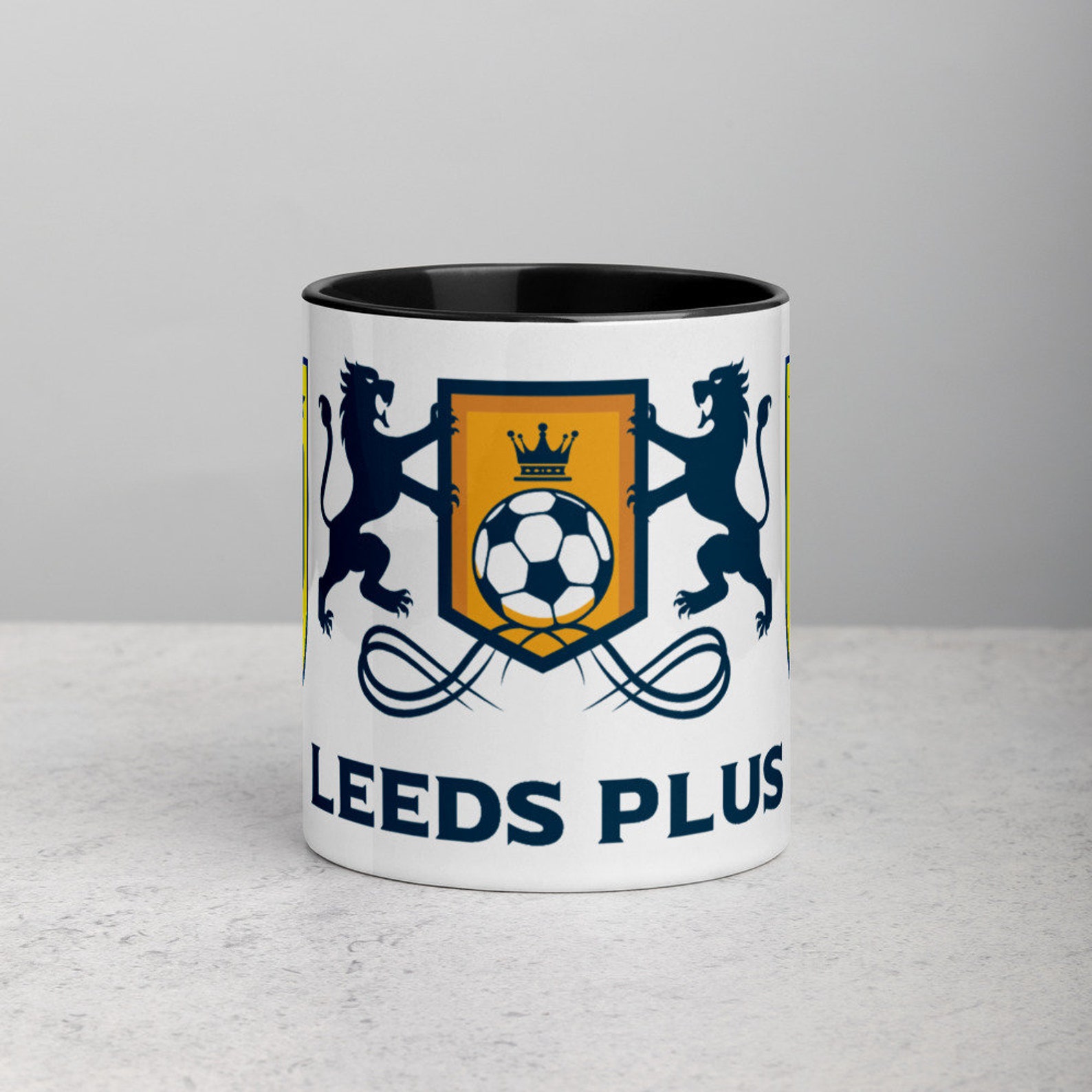 Leeds Plus Leeds United Styled Custom Hand Printed Mug with Etsy