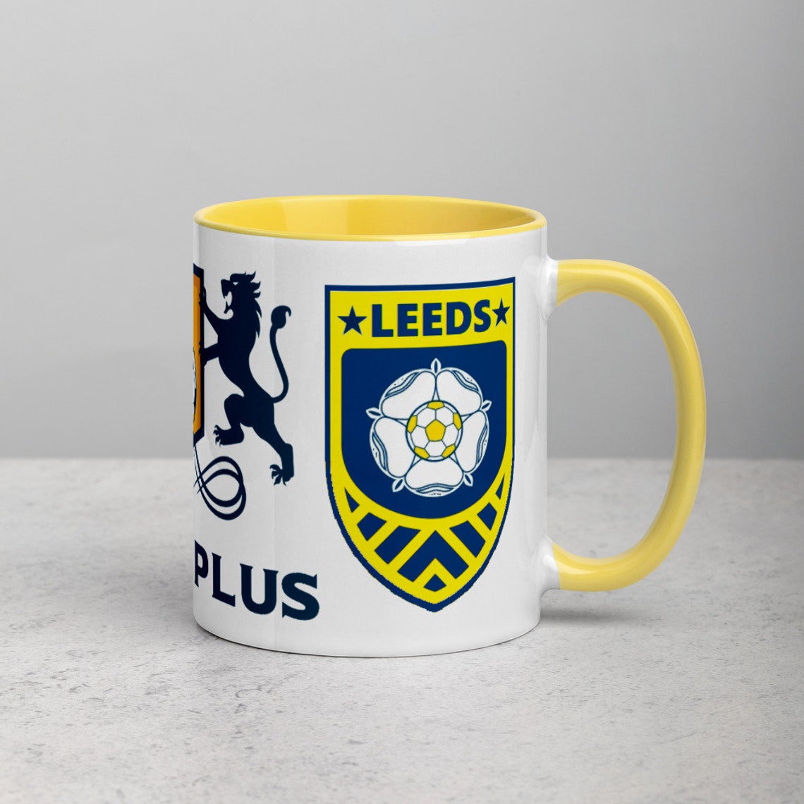 Leeds Plus Leeds United Styled Custom Hand Printed Mug with Etsy