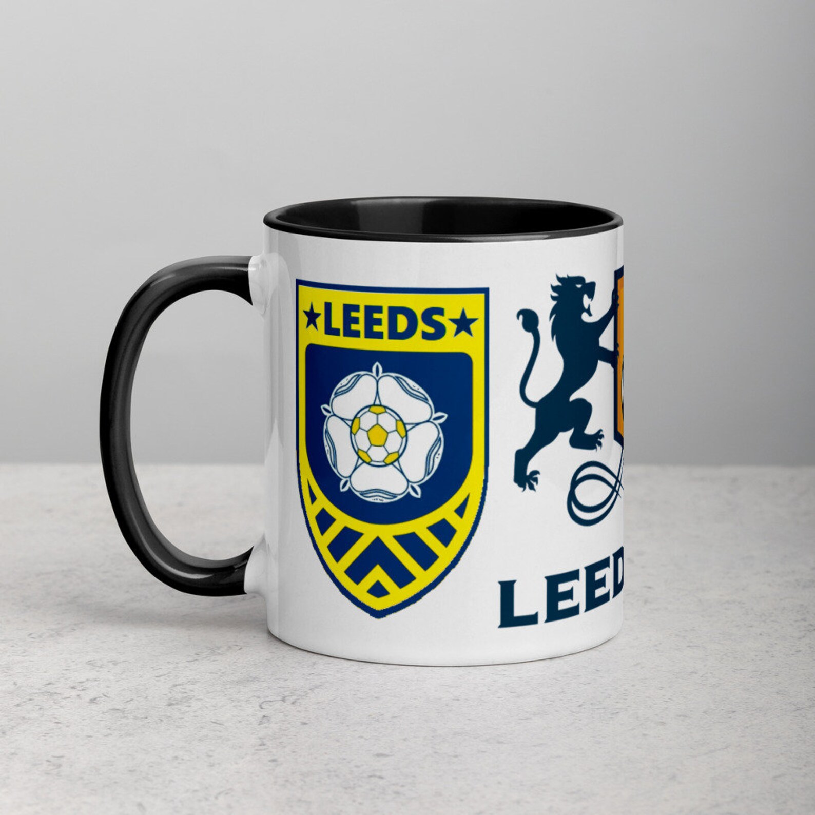 Leeds Plus Leeds United Styled Custom Hand Printed Mug with Etsy
