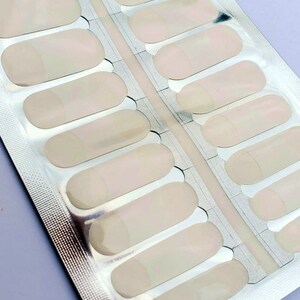 OT001 - "Wedding Day" Traditional White French Tips Nail Polish Strips - nail decals, nail wraps, nail stickers, 10-free