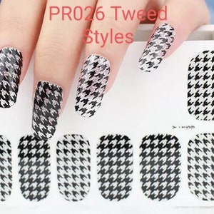PR020-027 Various Styles ONE (1) Set of &quot;Practice&quot;/ Daily Nail Polish Wraps - Many Styles and Quantities, nail strips, nail stickers