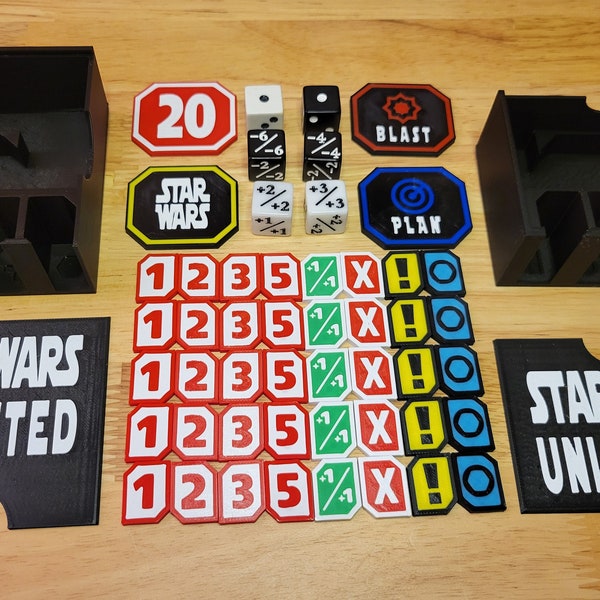 Star Wars Unlimited TCG - Token Set, Dice, & Your Choice of Storage Box!