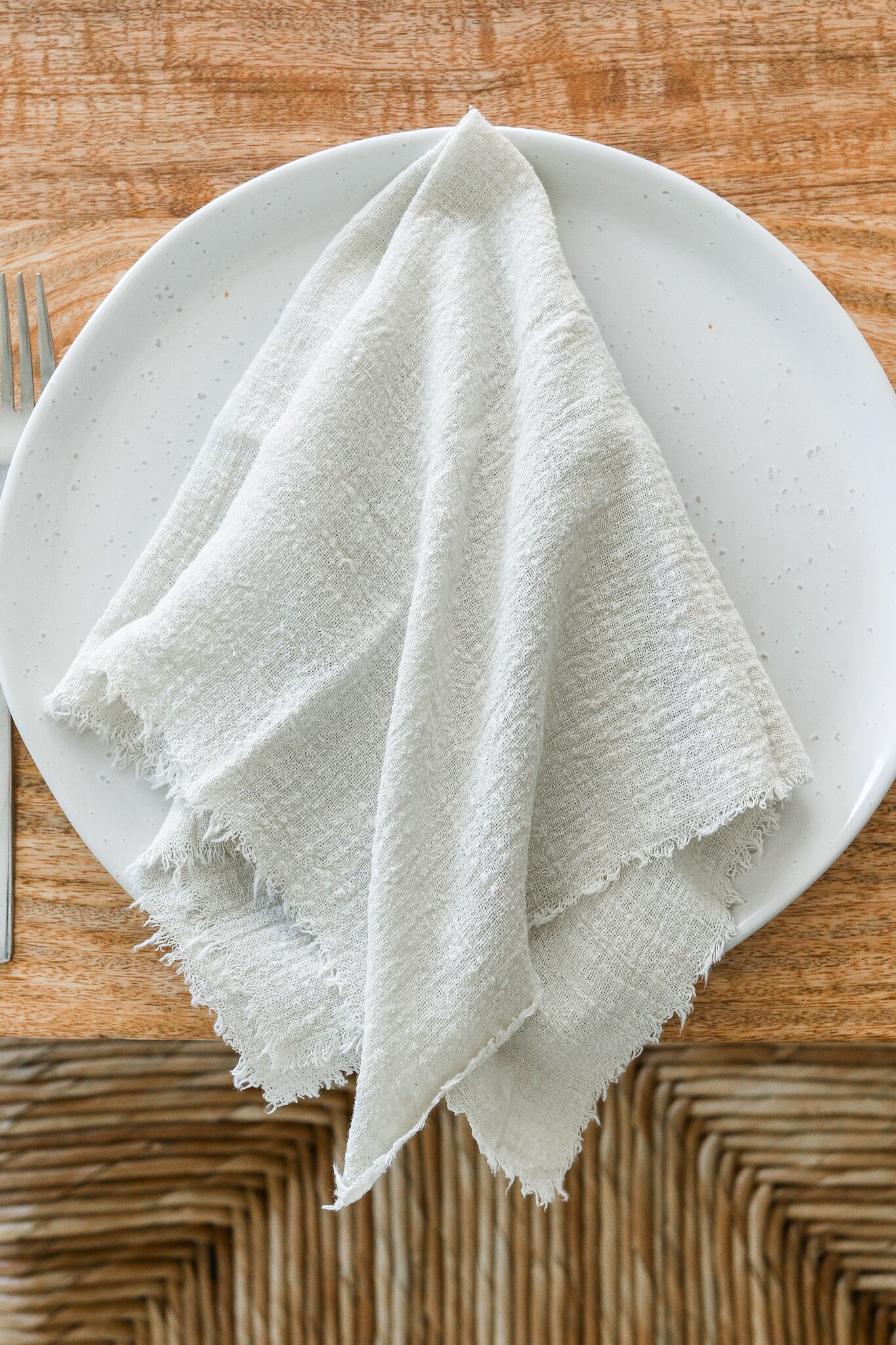 Sand Cotton Napkins Ivory Frayed Linen Napkins Light Beige Etsy Australia