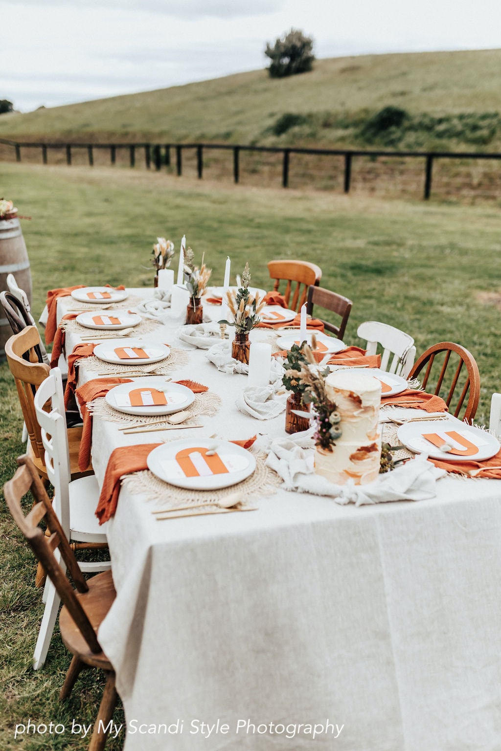 Burnt Orange Cotton Napkins Frayed Linen Napkins Cloth Table Etsy