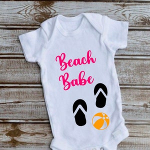 Beach Babe Onesie-Beach Baby-Unisex Onesie-Custom Beach Baby Onesie