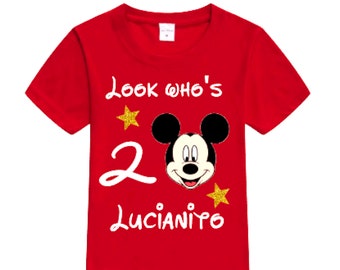 Mickey Mouse Birthday Shirt - Unisex Birthday Shirt - Disney Birthday Shirt- Family Birthday Shirts