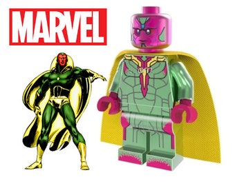NEW MARVEL VISION MINIFIGURE FIGURE USA SELLER LEGO
