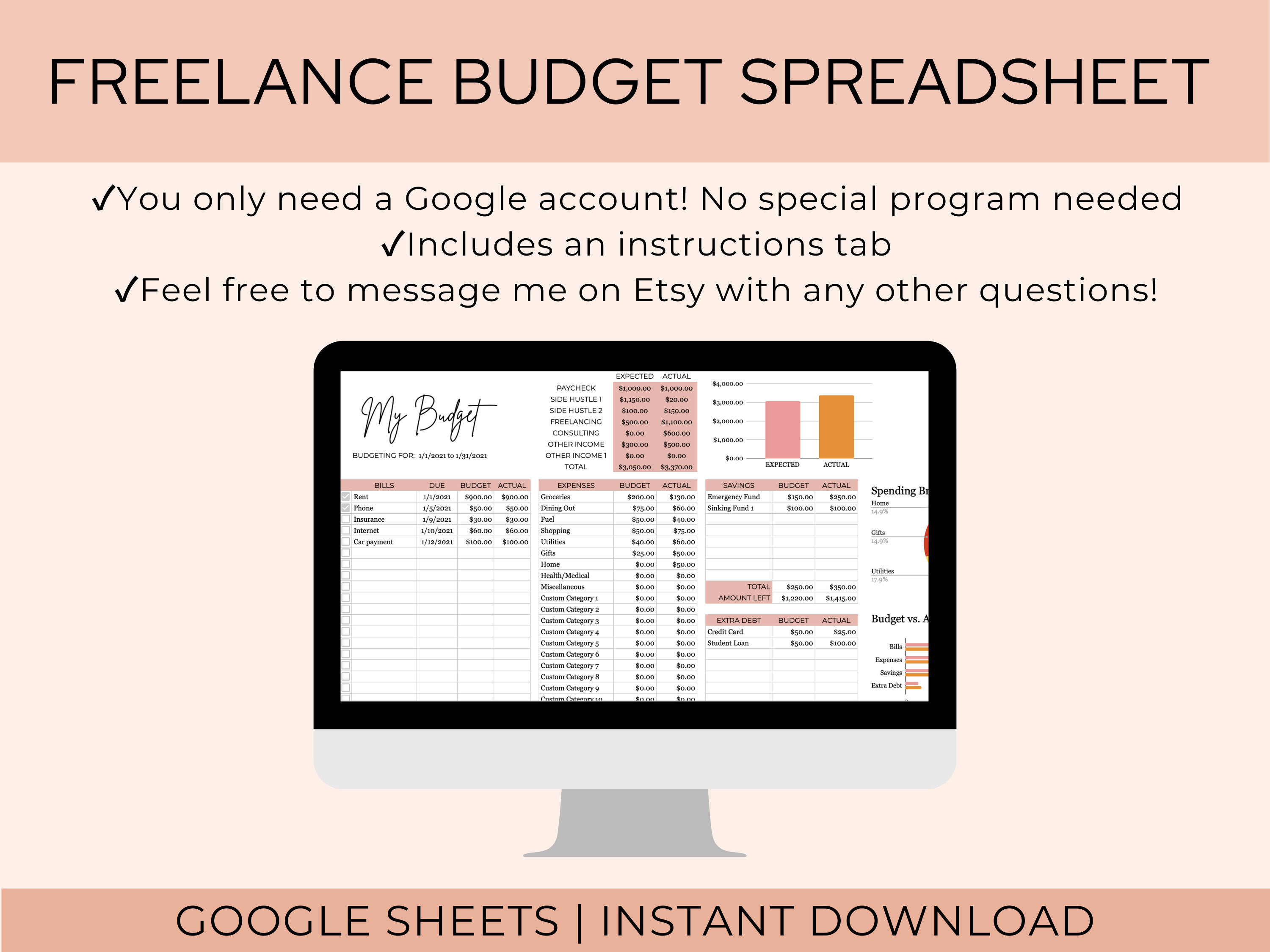 Freelance Budget Template