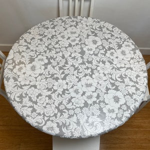 Fitted round tablecloth deals