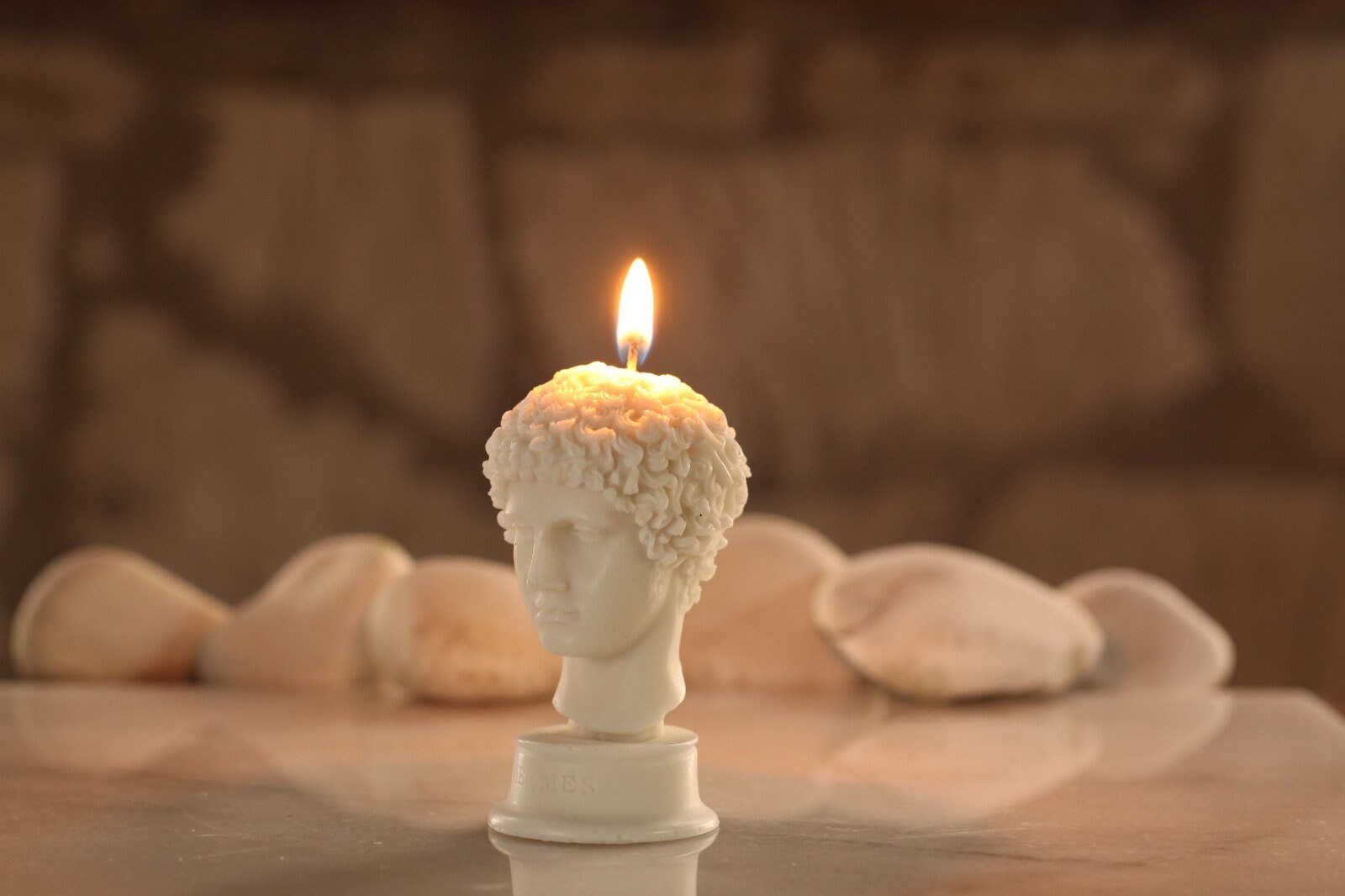 Mayellie UK Hermes Bust Handmade Candle Decorative Candle Etsy