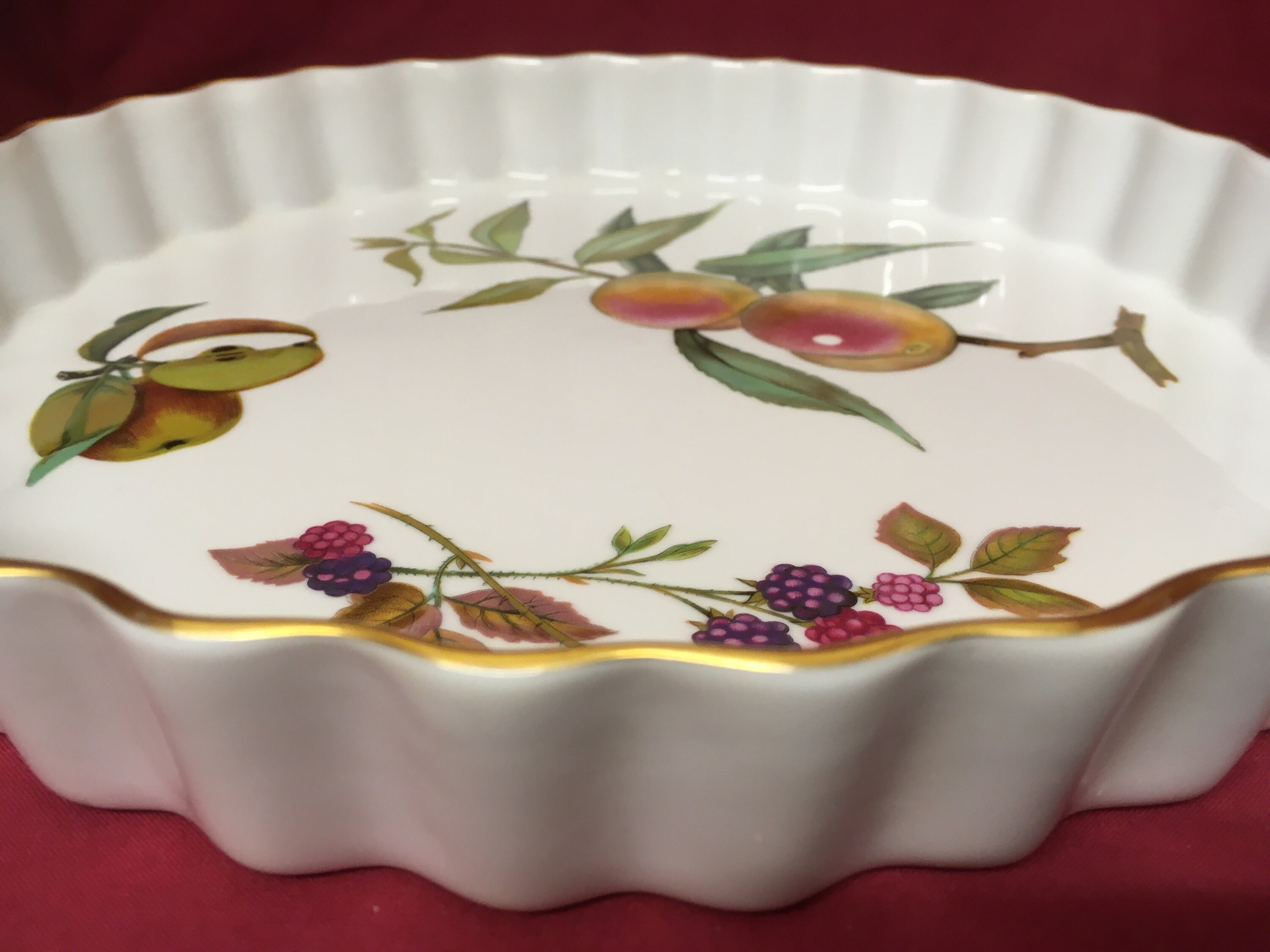 Royal Worcester Evesham Flan/Pie Dish Large 10 Etsy España