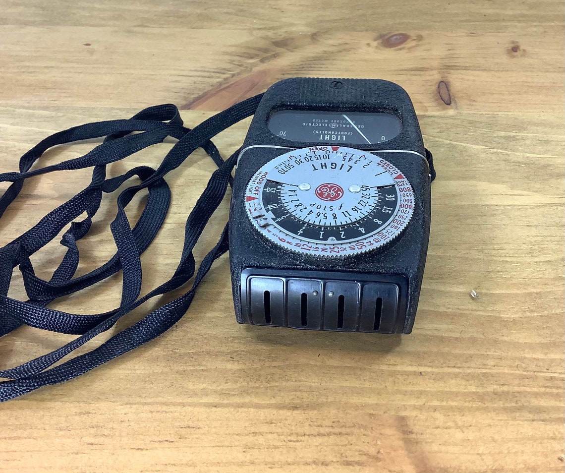 Vintage Exposure Meter General Electric Etsy