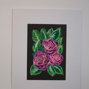 Neon roses 1
