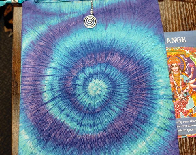 Deluxe Tarot Card Pouch: Extra Large Lined Bag with Charm