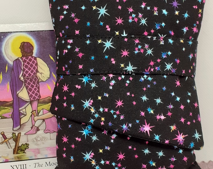 Deluxe Pocket Style Tarot Cards cards pouch Bag, lined pouch, handmade- New Design