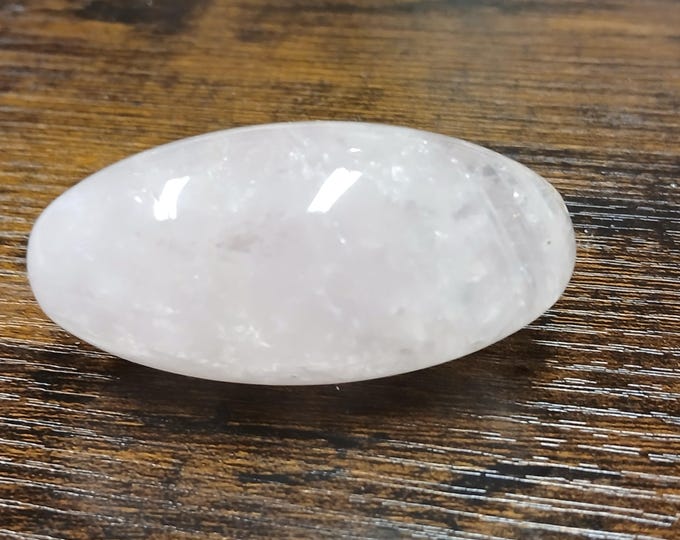 Rose Quartz Shiva Lingham 6 cm x 3 cm 77 g-Gift-Yourself-Friends-Family -Loved One
