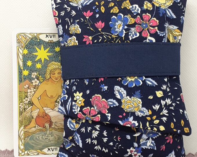 Deluxe MINI Pocket Style Tarot Cards cards pouch Bag, lined pouch, handmade- New Design
