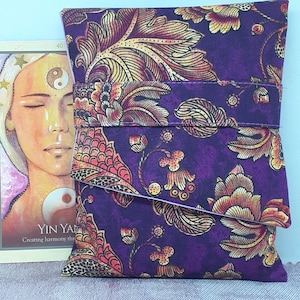 Deluxe Pocket Style ORACLE- Bolsa grande para cartas de TAROT, Bolsa forrada, hecha a mano, Nuevo diseño