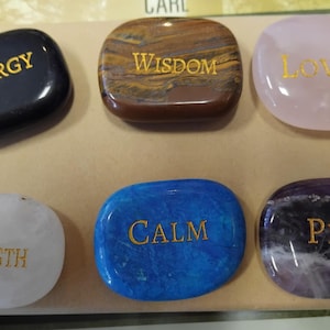 Power Stones- Worry Stone-Gemstone- Various-Gift-Yourself-Friends-Family-Loved One