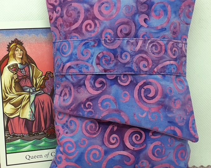 Deluxe Pocket Style Tarot Cards cards pouch Bag, lined pouch, handmade- New Design