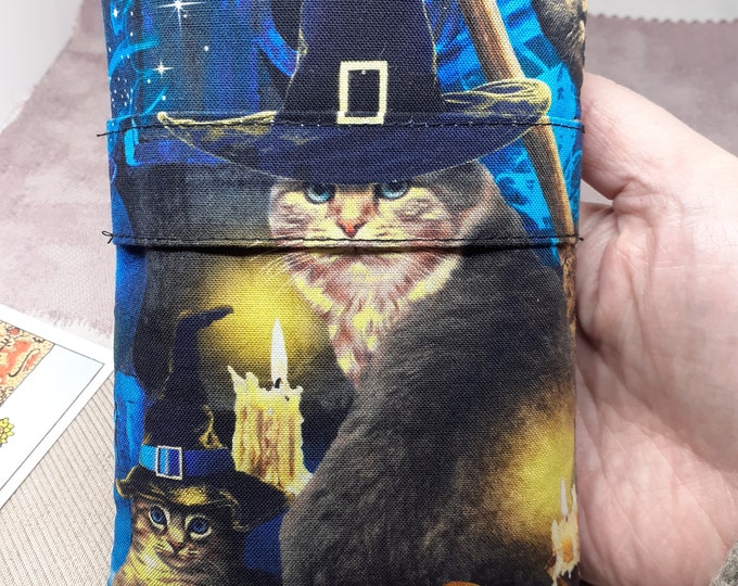 Deluxe Pocket Style Tarot Cards cards pouch Bag, lined pouch, handmade- New Design