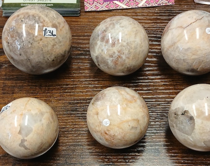 Sunstone Moonstone -Sphere-Gift-Yourself-Friends-Family-Loved One