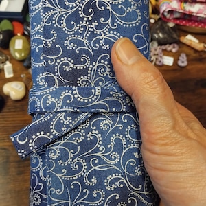 Estuche de lujo para cartas del Tarot, forrado, hecho a mano - Cinta - Nuevo diseño
