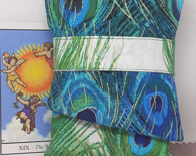 Deluxe Pocket Style Tarot Cards cards pouch Bag, lined pouch, handmade- New Design