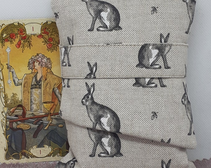 Deluxe Pocket Style Tarot Cards cards pouch Bag, lined pouch, handmade- New Design
